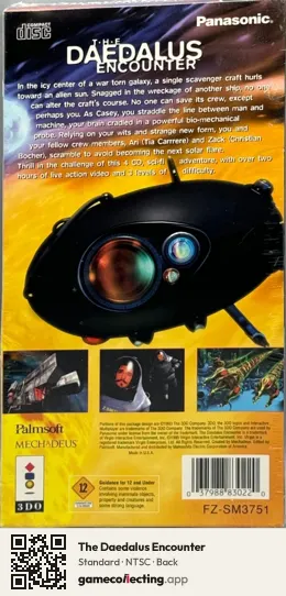 The Daedalus Encounter 3DO Interactive Multiplayer, NTSC box back