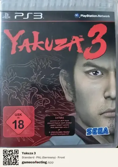 Yakuza 3 PlayStation 3, Germany box front