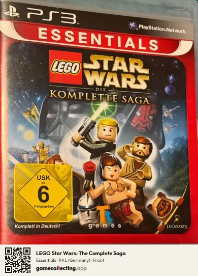LEGO Star Wars: The Complete Saga PlayStation 3, Germany box front