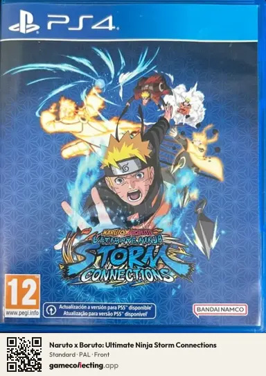 Naruto x Boruto: Ultimate Ninja Storm Connections PlayStation 4, PAL box front
