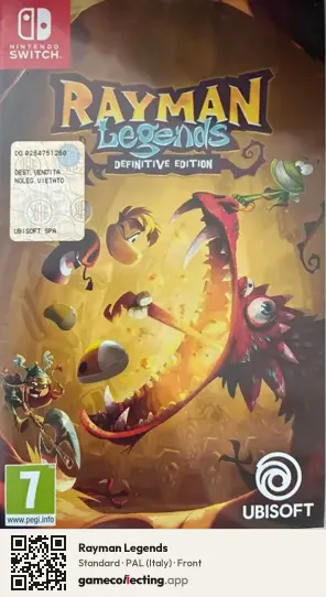 Rayman Legends Nintendo Switch, Italy box front