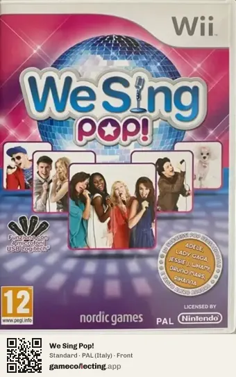 We Sing Pop! Nintendo Wii, Italy box front
