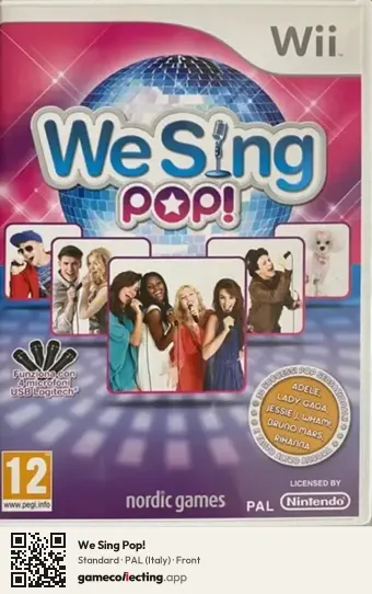 We Sing Pop! Nintendo Wii, Italy box front