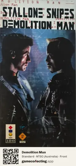 Demolition Man 3DO Interactive Multiplayer, Australia box front