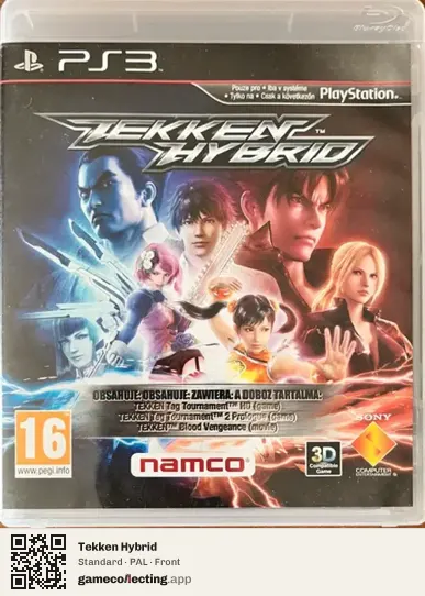 Tekken Hybrid PlayStation 3, PAL box front