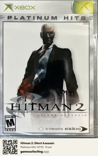 Hitman 2: Silent Assassin Xbox, NTSC box front