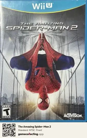 The Amazing Spider-Man 2 Nintendo Wii U, NTSC box front