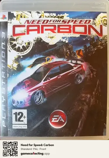 Need for Speed: Carbon PlayStation 3, PAL box front