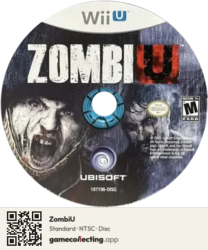 ZombiU Nintendo Wii U, NTSC disc
