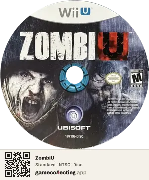 ZombiU Nintendo Wii U, NTSC disc