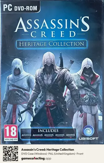 Assassin's Creed: Heritage Collection Computer, United Kingdom box front