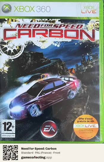 Need for Speed: Carbon Xbox 360, France box front