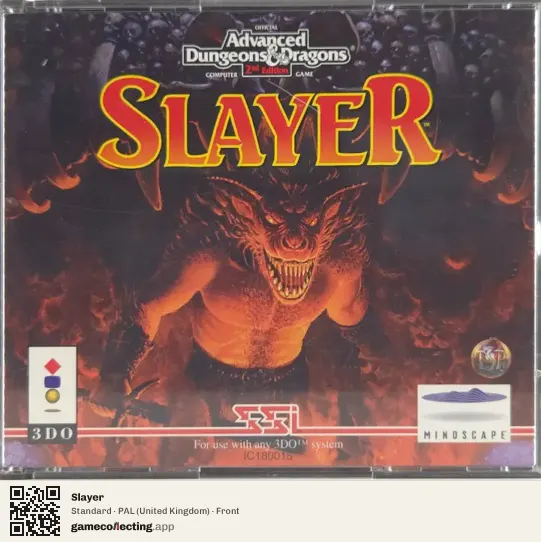 Slayer 3DO Interactive Multiplayer, United Kingdom box front