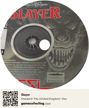 Slayer 3DO Interactive Multiplayer, PAL disc