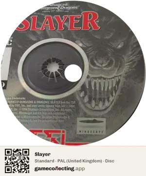 Slayer 3DO Interactive Multiplayer, PAL disc