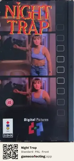 Night Trap 3DO Interactive Multiplayer, PAL box front