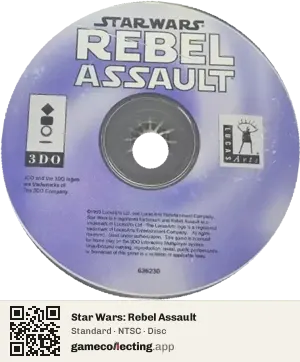 Star Wars: Rebel Assault 3DO Interactive Multiplayer, NTSC disc