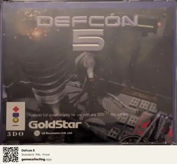 Defcon 5 3DO Interactive Multiplayer, PAL box front