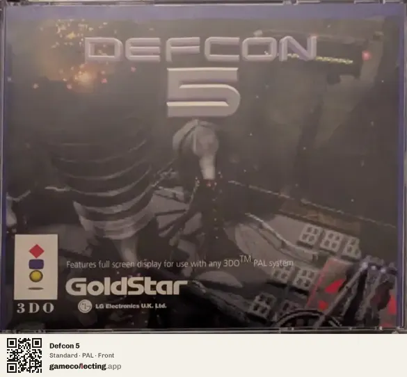 Defcon 5 3DO Interactive Multiplayer, PAL box front