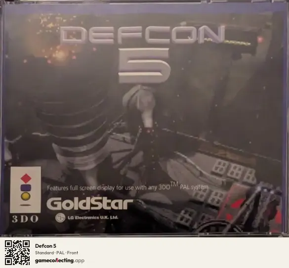 Defcon 5 3DO Interactive Multiplayer, PAL box front