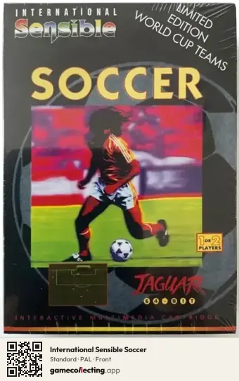 International Sensible Soccer Atari Jaguar, PAL box front