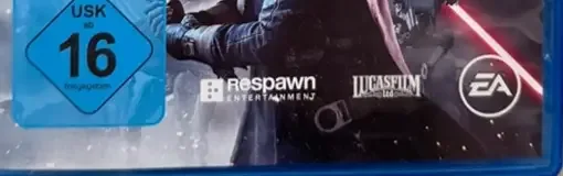Star Wars Jedi: Fallen Order, the USK square on its front