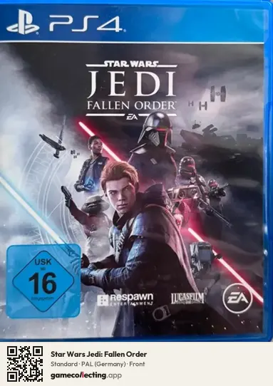 Star Wars Jedi: Fallen Order PlayStation 4, Germany box front