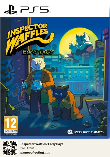 Inspector Waffles: Early Days PlayStation 5, PAL box front