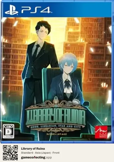Library of Ruina PlayStation 4, Japan box front