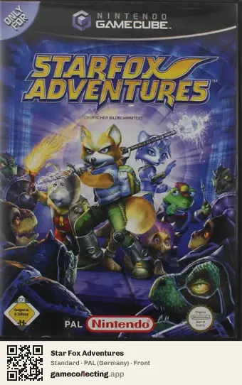 Star Fox Adventures Nintendo GameCube, Germany box front