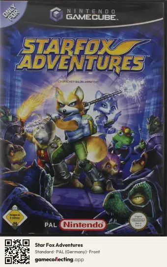 Star Fox Adventures Nintendo GameCube, Germany box front