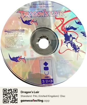 Dragon's Lair 3DO Interactive Multiplayer, PAL disc