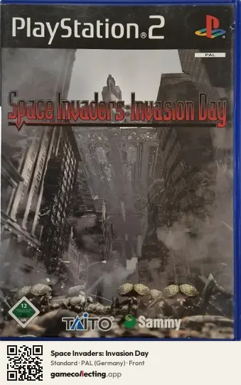 Space Invaders: Invasion Day PlayStation 2, Germany box front