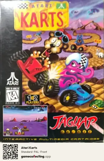 Atari Karts Atari Jaguar, PAL box front