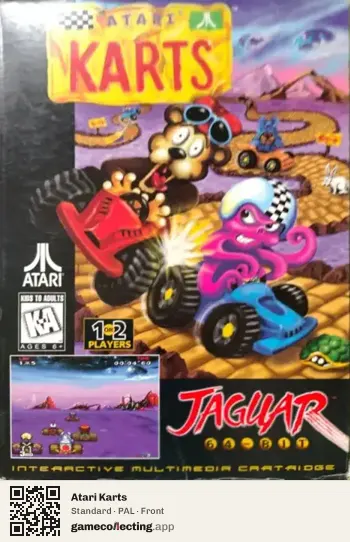 Atari Karts Atari Jaguar, PAL box front