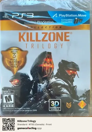 Killzone Trilogy PlayStation 3, Canada box front