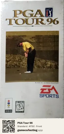 PGA Tour 96 3DO Interactive Multiplayer, NTSC box front