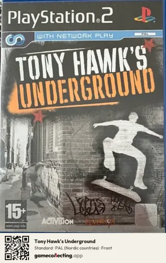 Tony Hawk's Underground PlayStation 2, Nordic countries box front