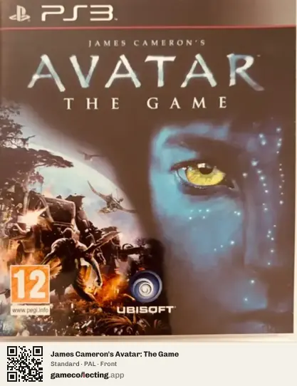 James Cameron's Avatar: The Game PlayStation 3, PAL box front