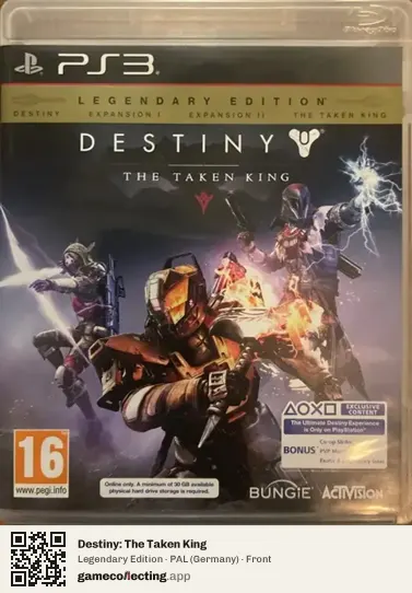 Destiny: The Taken King PlayStation 3, Germany box front