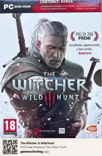 The Witcher 3: Wild Hunt Computer, Italy box front