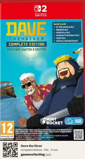 Dave the Diver Nintendo Switch 2, PAL box front