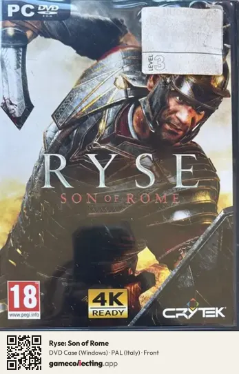 Ryse: Son of Rome Computer, Italy box front