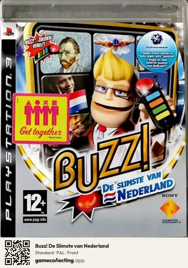 Buzz! De Slimste van Nederland PlayStation 3, PAL box front