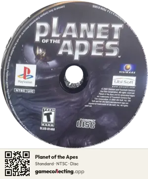 Planet of the Apes PlayStation, NTSC disc