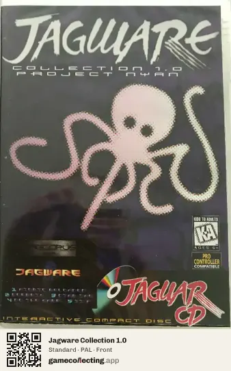 Jagware Collection 1.0 Atari Jaguar CD, PAL box front