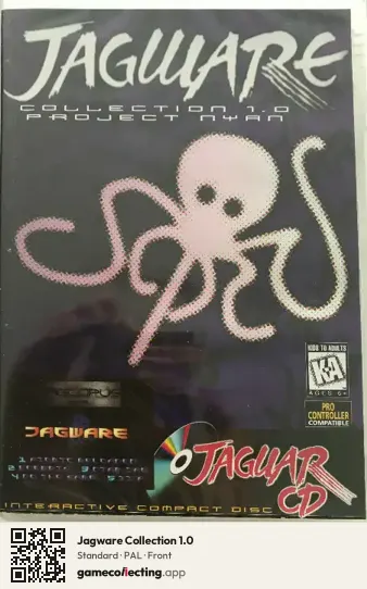 Jagware Collection 1.0 Atari Jaguar CD, PAL box front