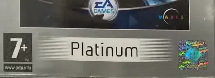 The Sims, the PEGI square on its front