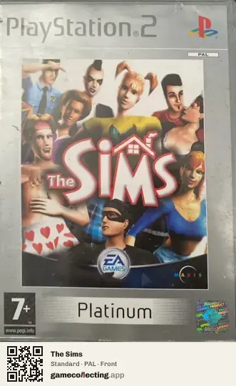 The Sims PlayStation 2, PAL box front
