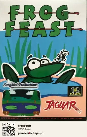 Frog Feast Atari Jaguar, NTSC box front